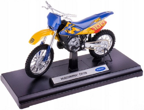 Welly husqvarna cr125 - 1:18,